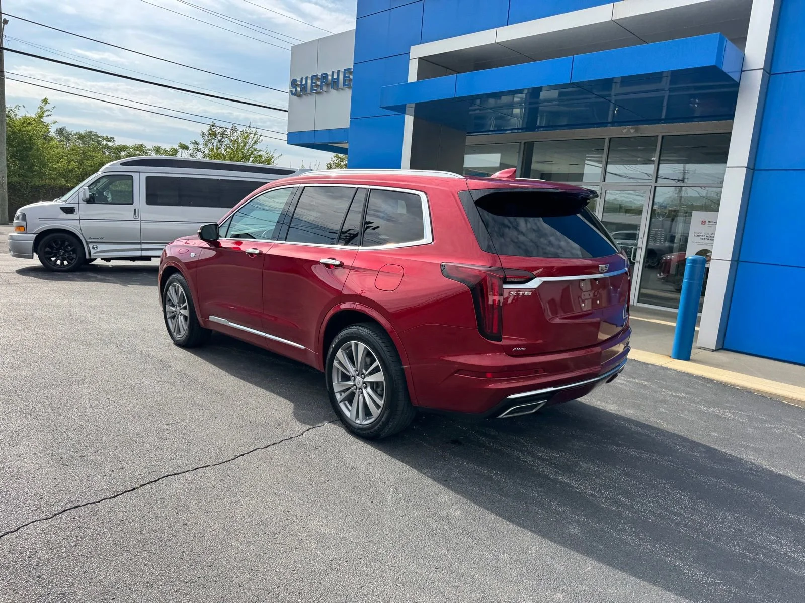 Used 2023 Radiant Red Tintcoat Cadillac Premium Luxury image 3