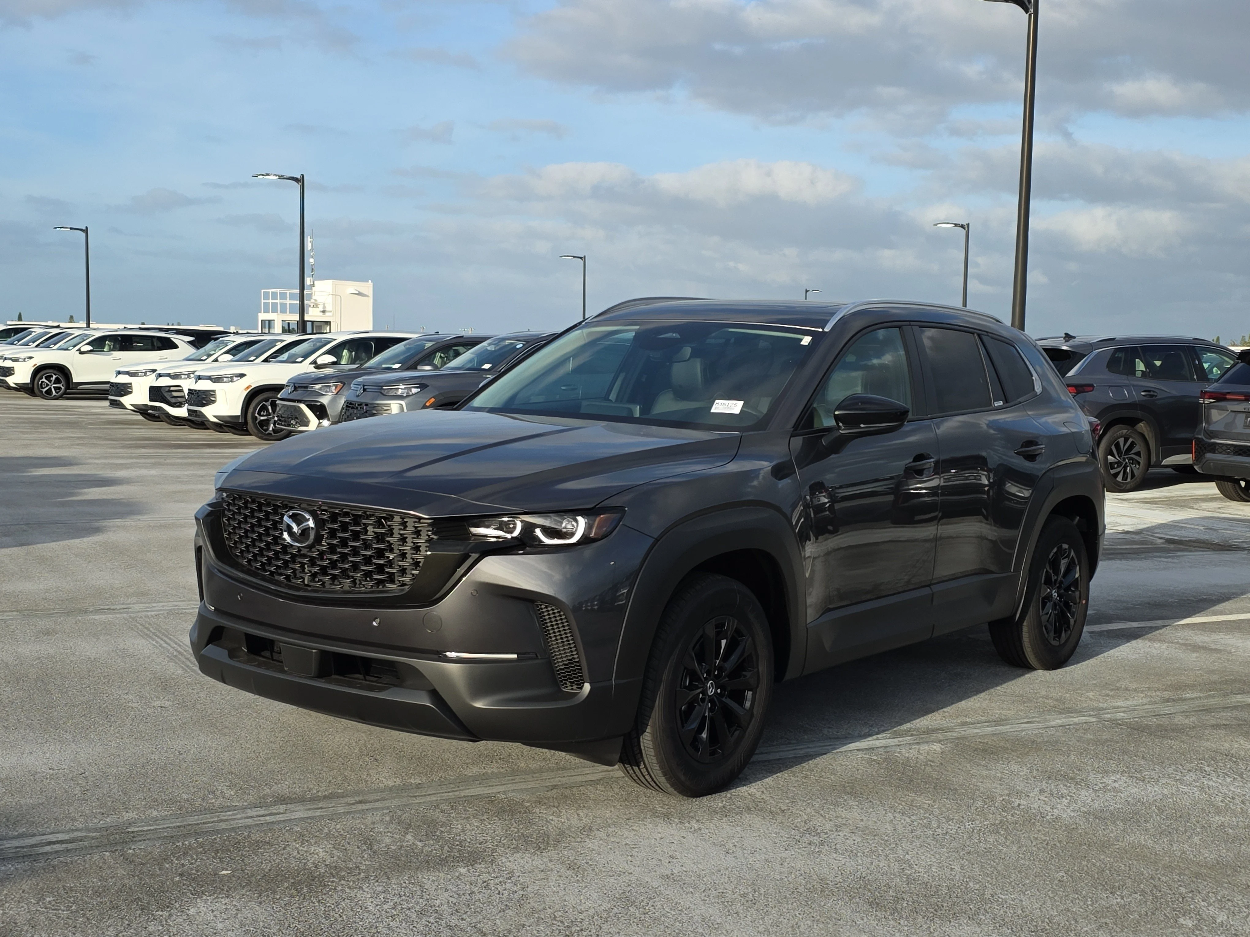 New 2026 Machine Gray Metallic Mazda Preferred AWD image 2