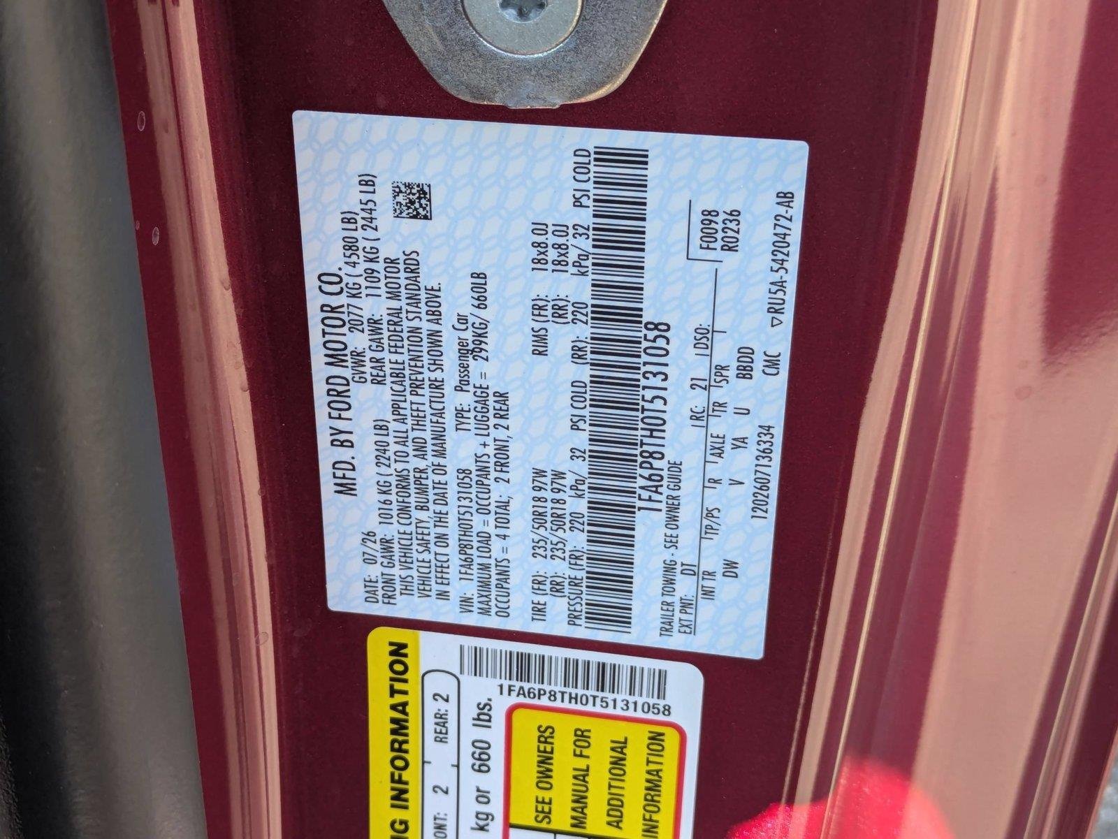 New 2026 Molten Magenta Metallic Tinted Clearcoat Ford EcoBoost® Fastback image 30