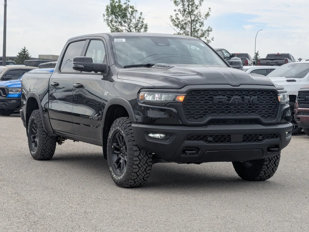 New 2026 Black RAM Rebel - - Level 2 Equip Grp - 14.4 Touchscreen - Harman Kardon Audio - Leather & More! image 2