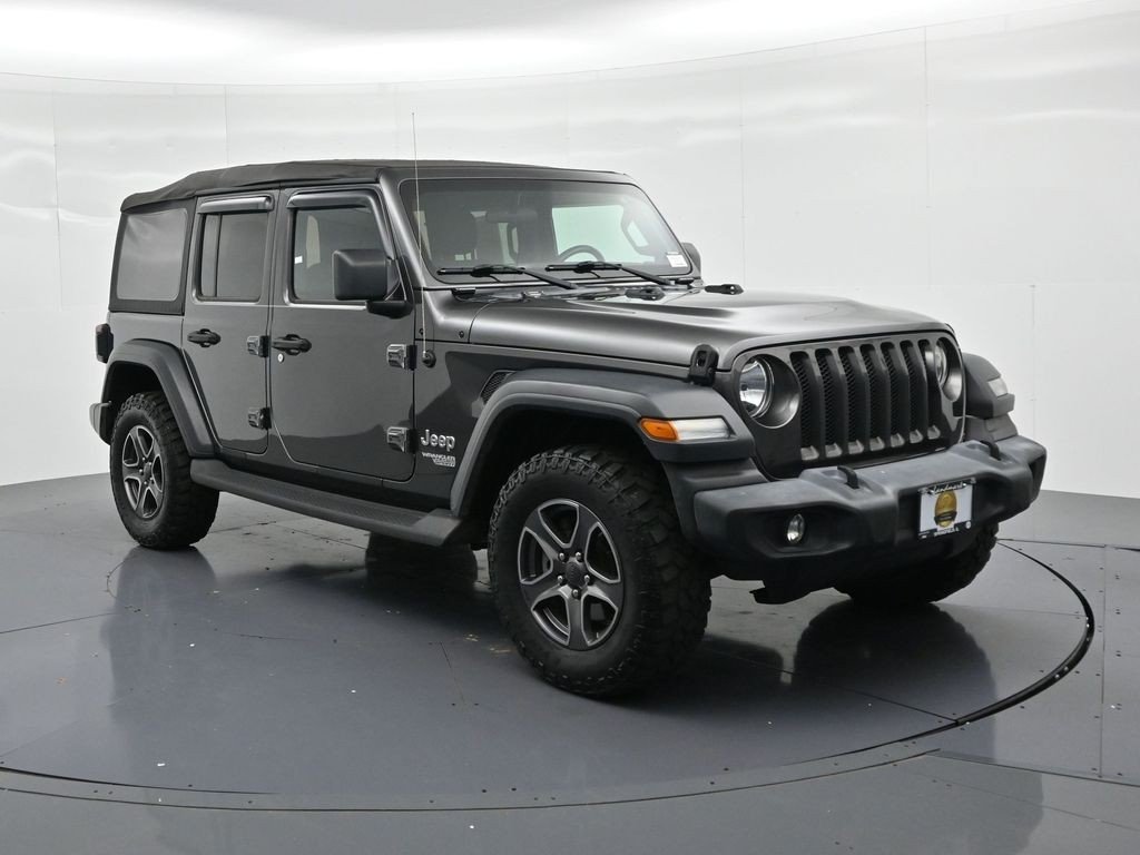 Used 2018 Crystal Metallic Jeep Unlimited Sport S image 4