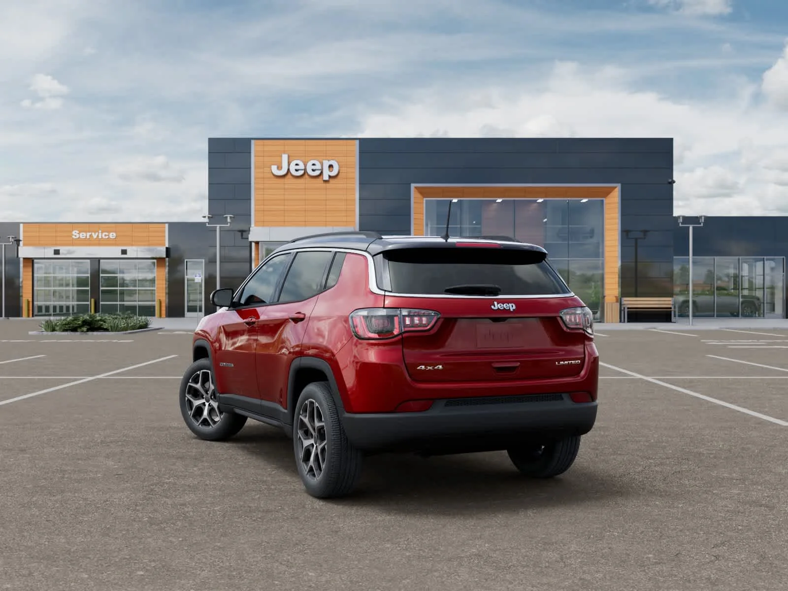 New 2026 Red Hot Pearlcoat Jeep Limited image 3