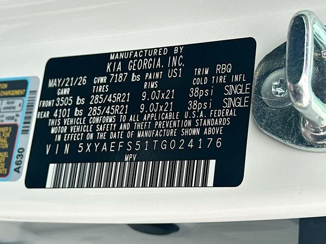 New 2026 Glacial White Pearl / Black Ro Kia GT-Line AWD image 34