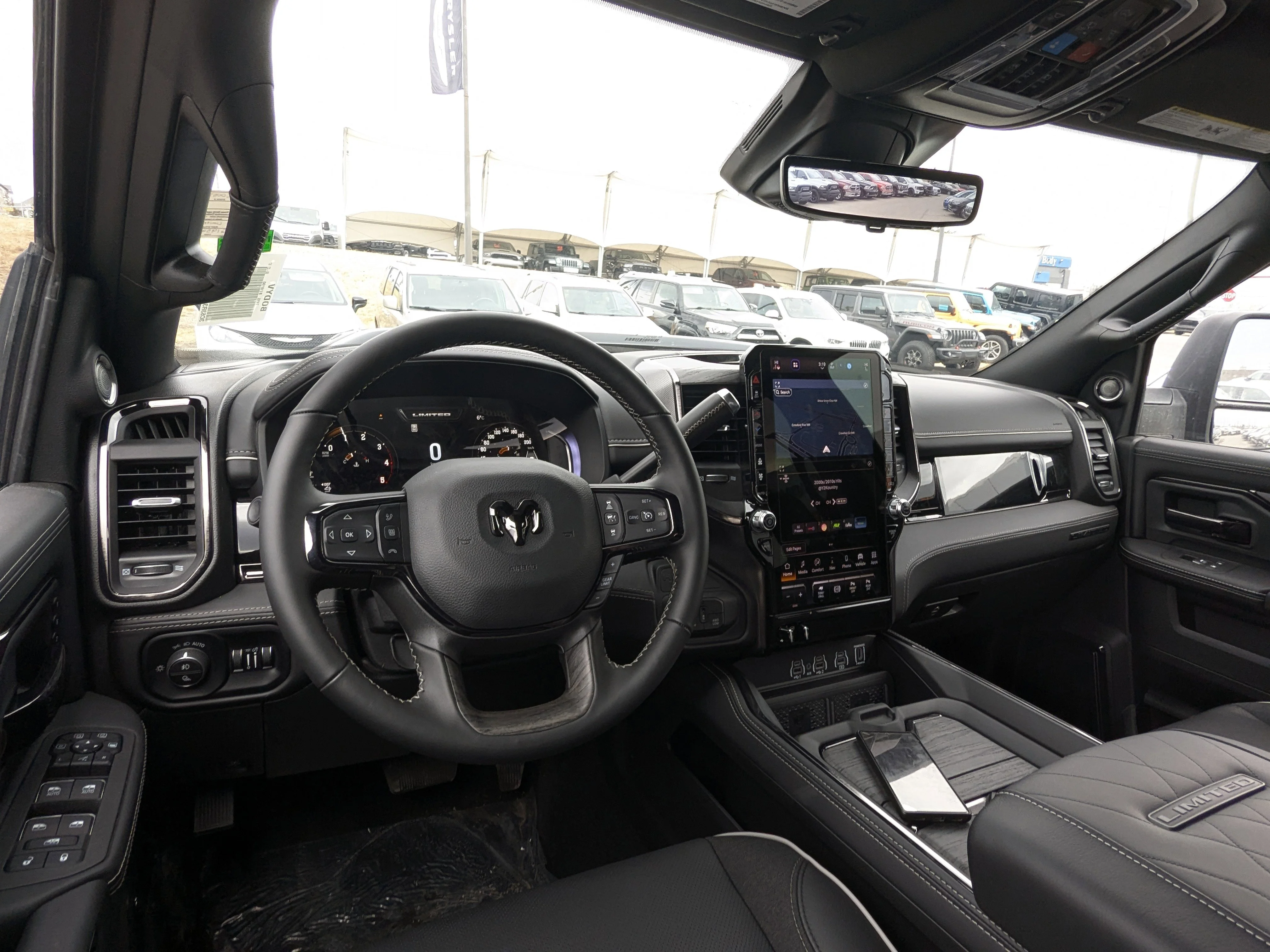 New 2026 Black RAM Limited - 5th Wheel/Gooseneck Prep - 360 Cameras - Sunroof & Tons More! image 25