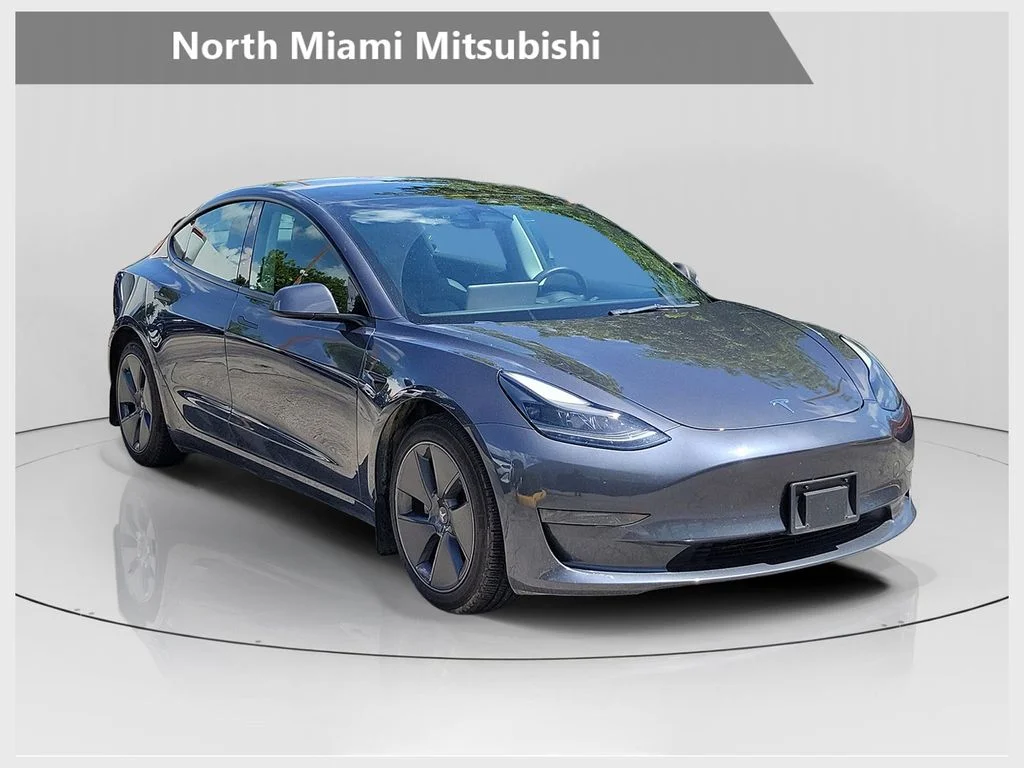 Used 2023 Gray Tesla Base image 1