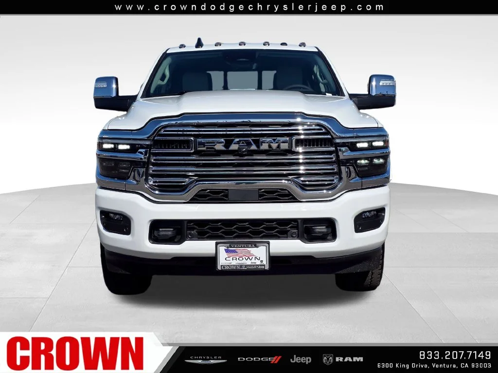 New 2027 Bright White Clear-Coat Exterior Paint RAM Laramie image 2