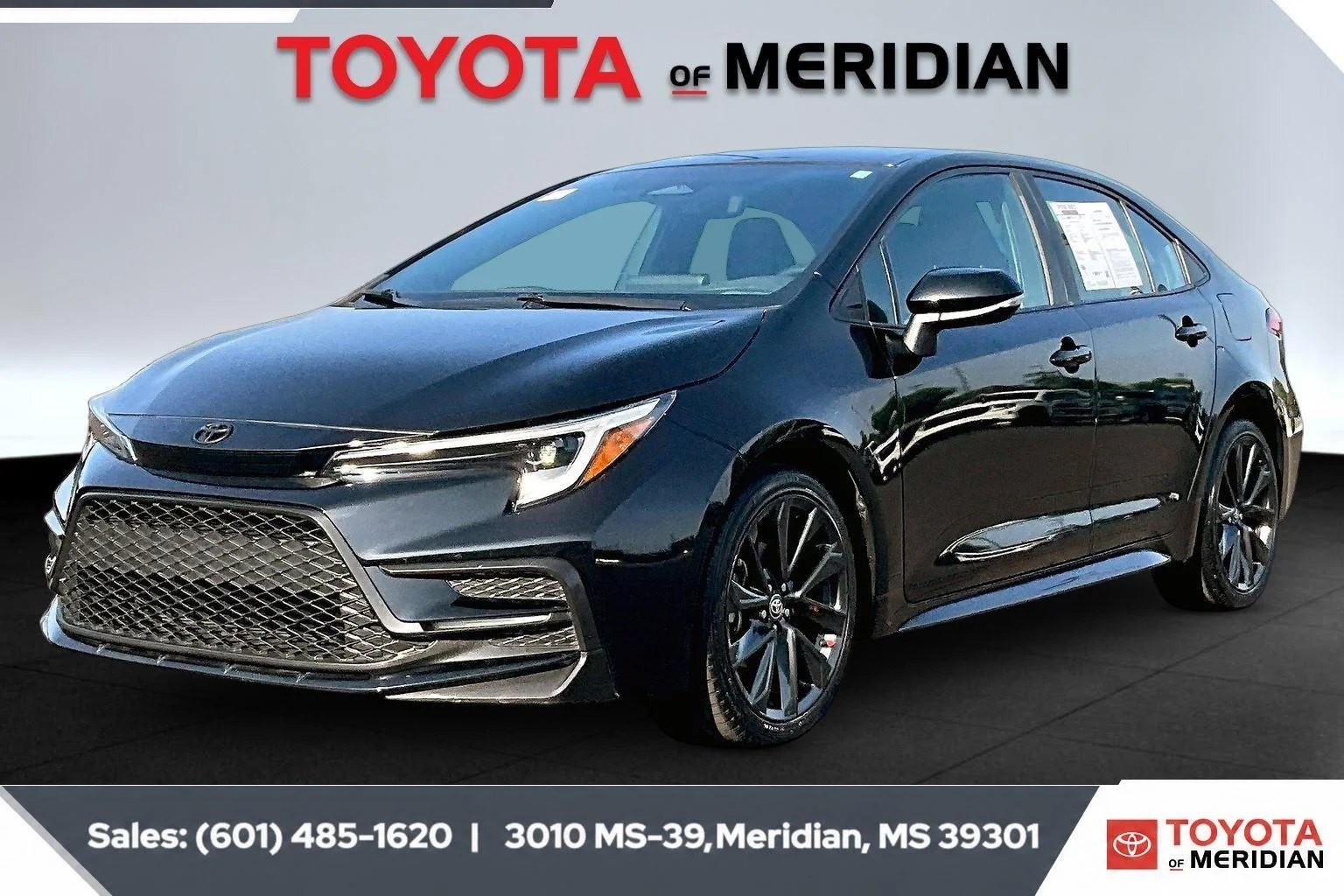 Used 2023 Midnight Black Metallic Toyota SE image 10