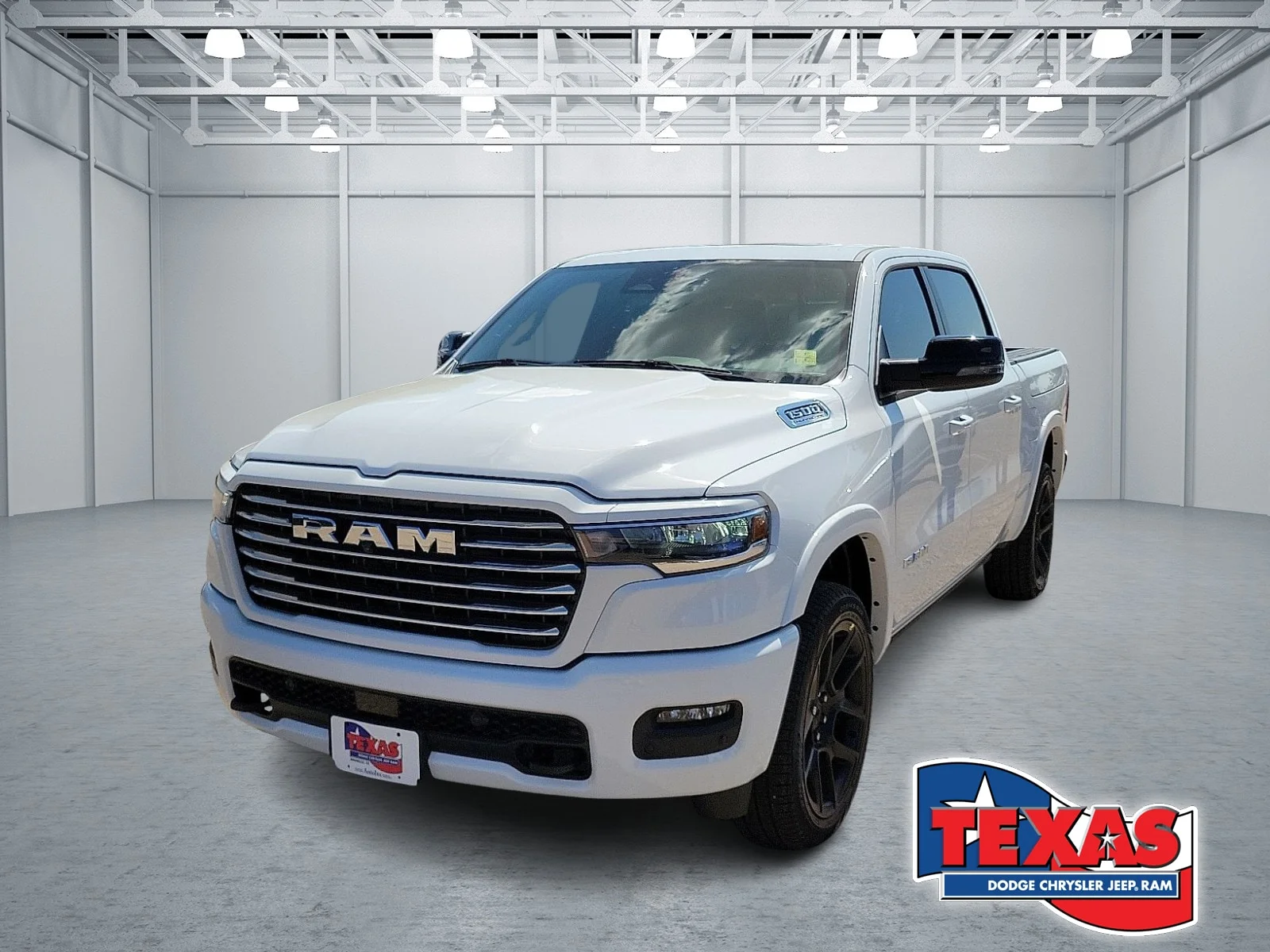 New 2026 PW7 Bright Whit Ram LARAMIE CREW CAB 4X4 5