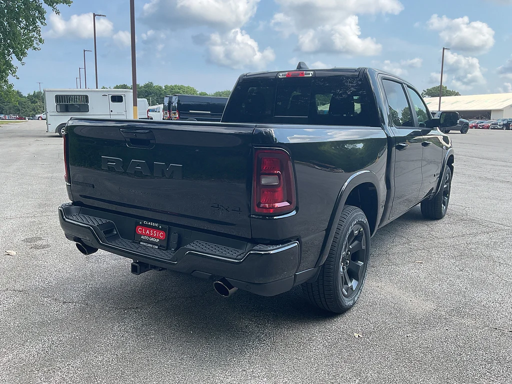 New 2026 Diamond Black Crystal Pearl Coat Ram Big Horn Crew Cab 4x4 5
