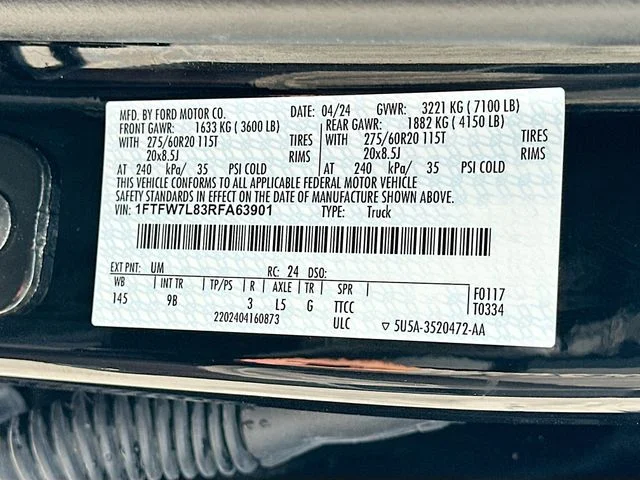Certified Used 2024 Black Ford Platinum image 33
