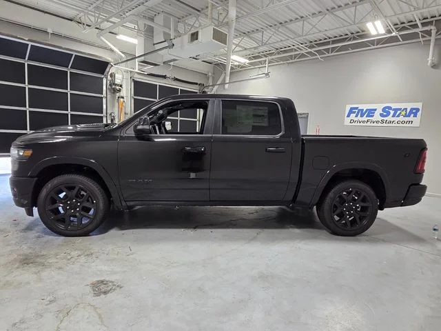 New 2026 Diamond Black Crystal Pearl-Coat Exterior Paint RAM Laramie image 3