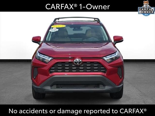 Certified Used 2025 RED MC. Toyota XLE image 2