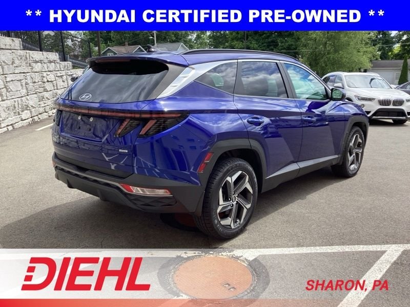 Certified Used 2022 Blue Hyundai SEL image 7