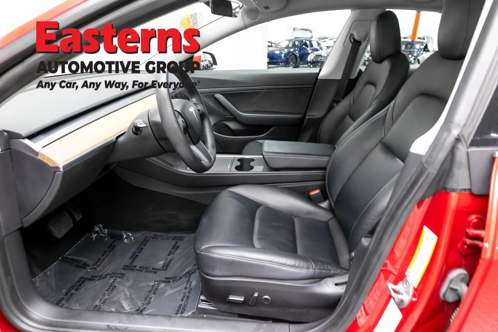 Used 2021 Red Tesla Standard Range Plus image 14