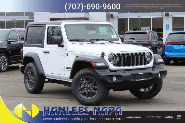 New 2026 Bright White Clear-Coat Exterior Paint Jeep Sport S image 1