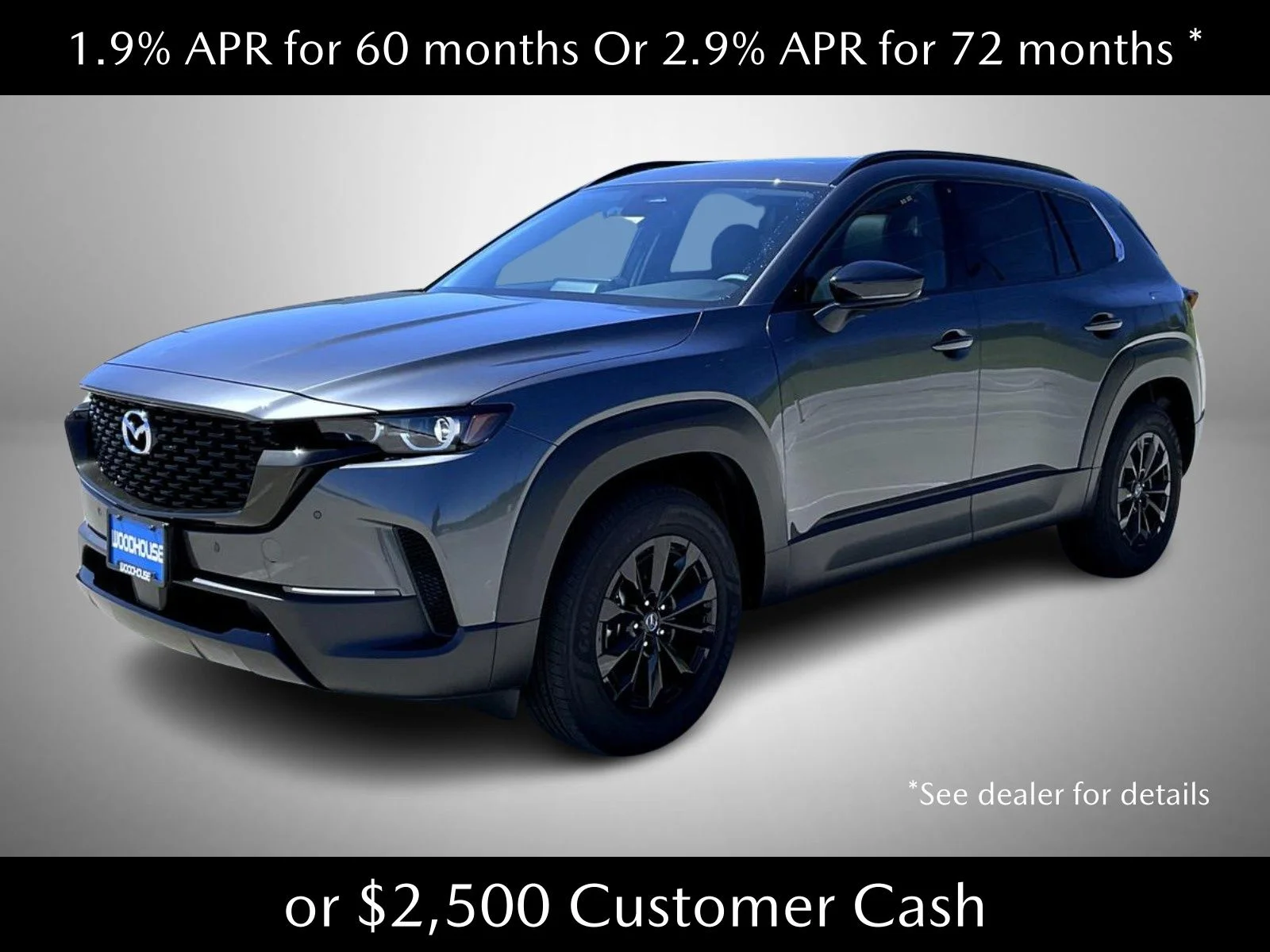 New 2026 Machine Gray Metallic Mazda Premium AWD image 1