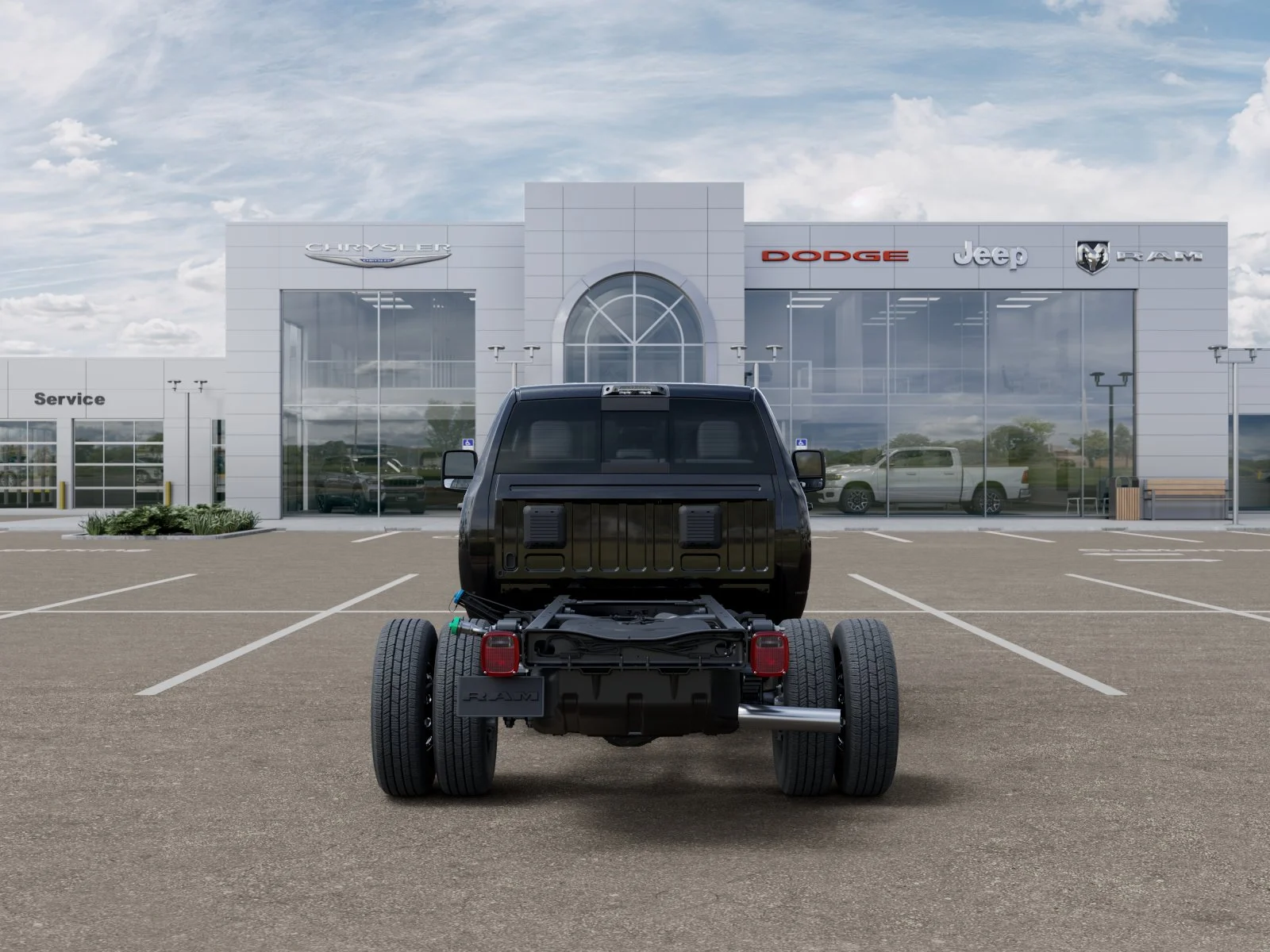 New 2026 Diamond Black Crystal Pearl-Coat Exterior Paint RAM Laramie image 59