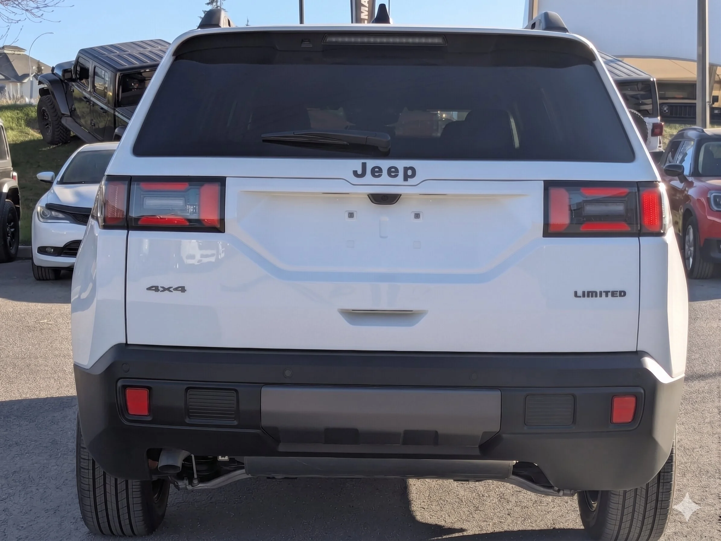 New 2026 White Jeep Limited - - Limited Pkg (23G) - Tech Group - Mopar Interior Protection Pkg - Compact Spare Tire & Mo image 7