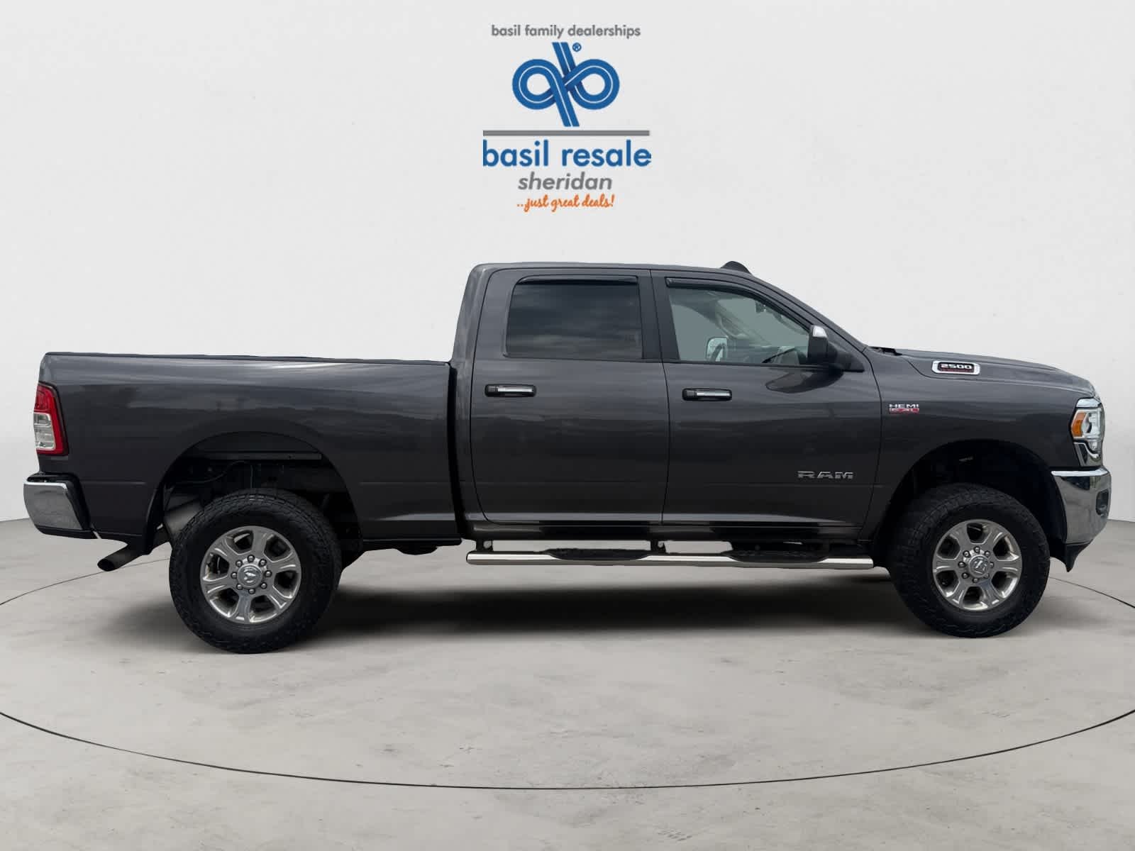 Used 2019 Granite Crystal Metallic Clearcoat Ram Big Horn image 7