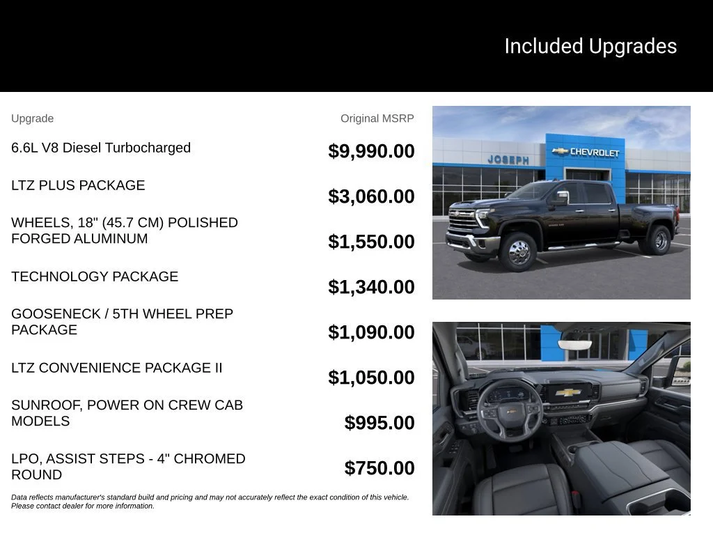 New 2026 Black Chevrolet LTZ DRW image 3