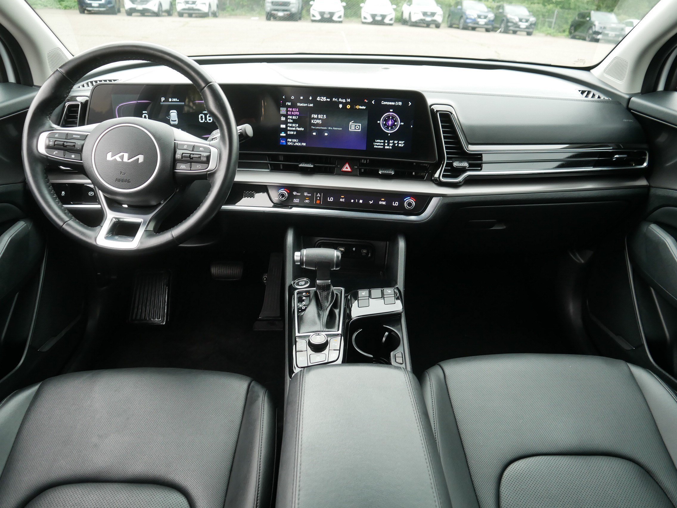 Used 2024 Glacial White Pearl Kia EX image 10