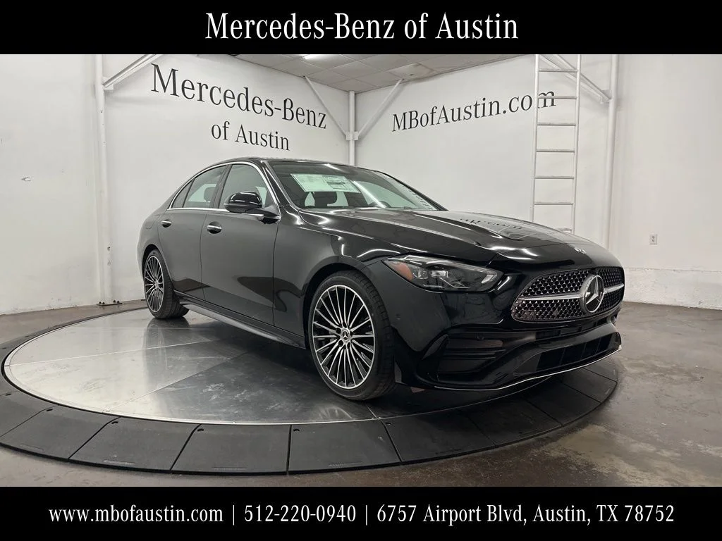 New 2026 Black Mercedes-Benz C 300 image 1