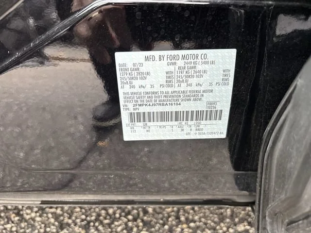 Used 2024 Agate Black Metallic Ford ST Line image 15
