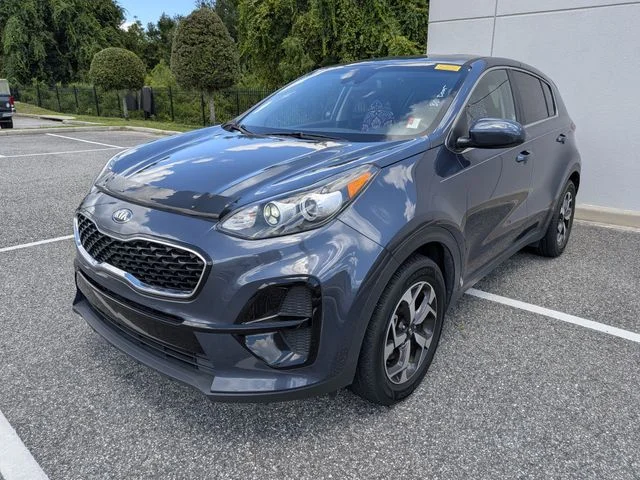 Used 2021 Blue Kia LX image 2