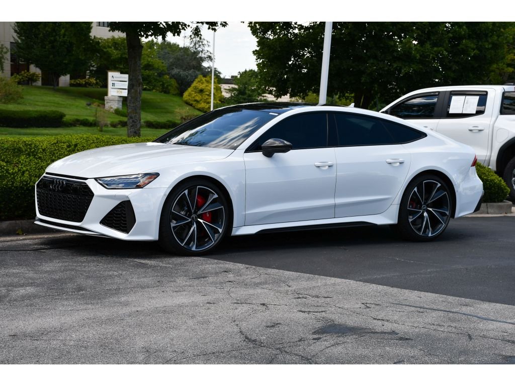 Used 2021 Glacier White Metallic Audi 4.0T (Tiptronic) image 8