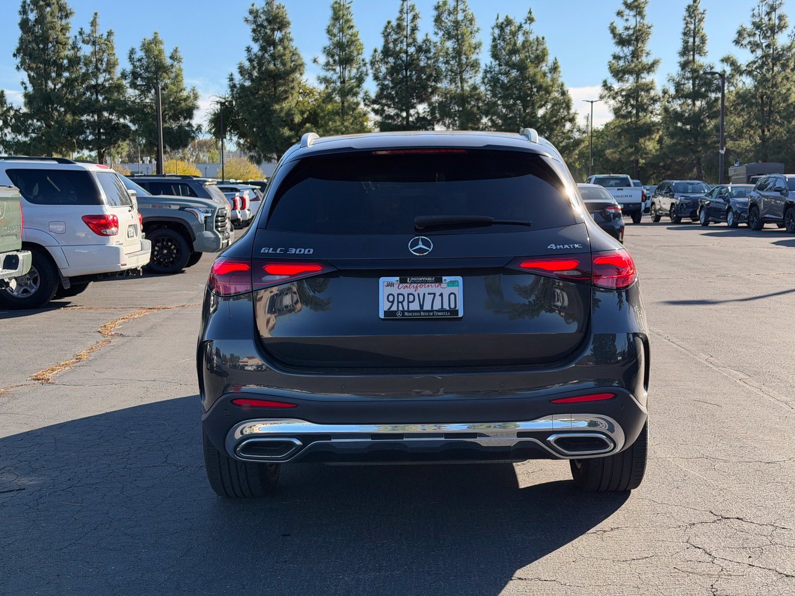 Used 2025 Graphite Gray Metallic Mercedes-Benz GLC 300 image 4