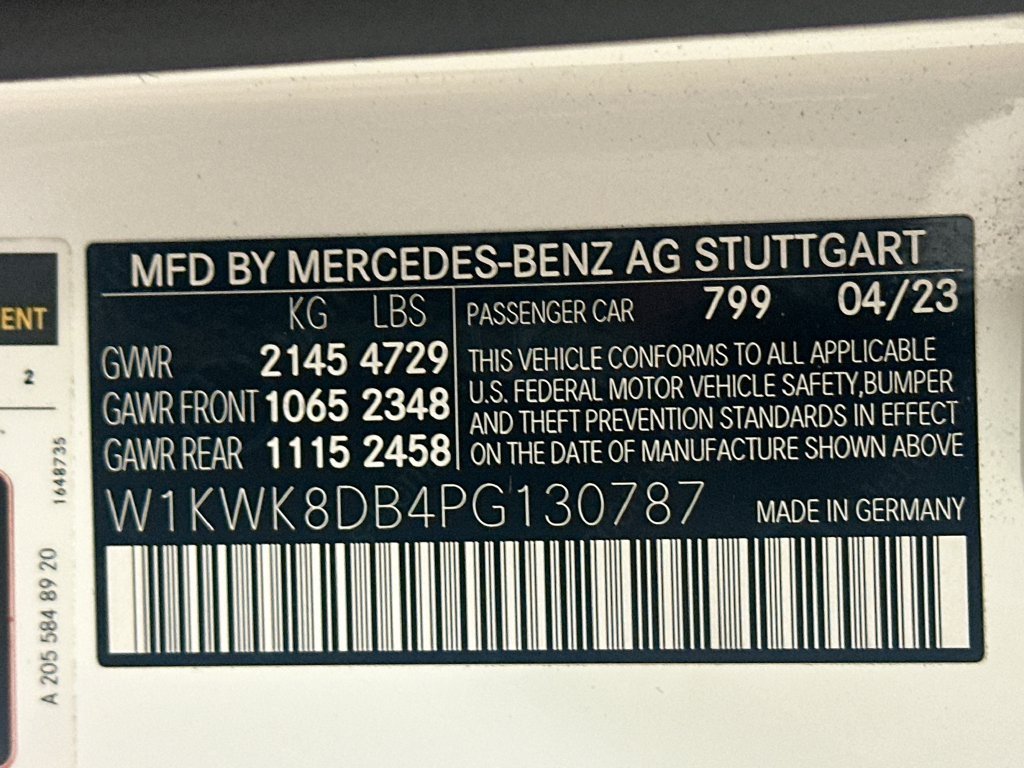 Certified Used 2023 MANUFAKTUR Diamond White Metallic Mercedes-Benz C 300 image 33