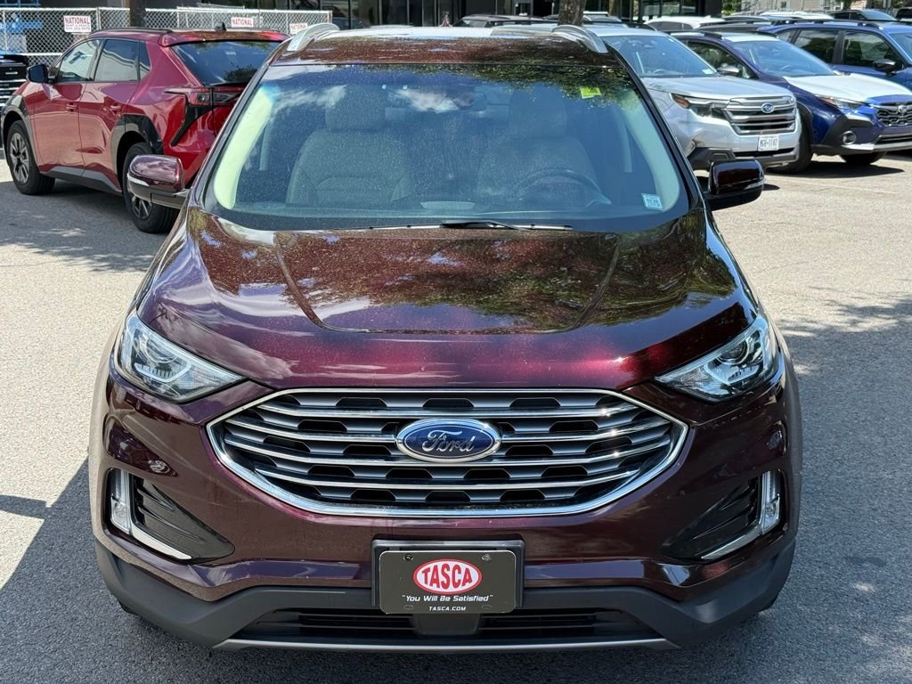 Used 2019 Burgundy Velvet Metallic Tinted Clearcoat Ford SEL image 2
