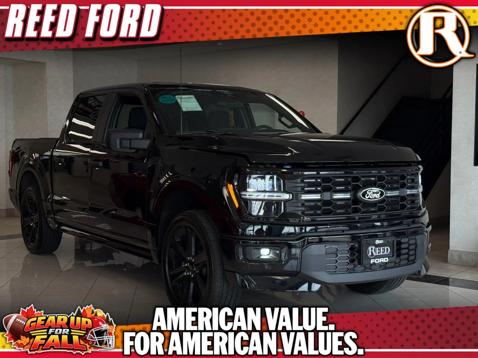 New 2026 Agate Black Metallic Ford STX® image 1
