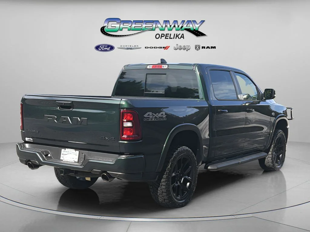 New 2026 Serrano-Green Metallic Exterior Paint RAM Laramie image 14