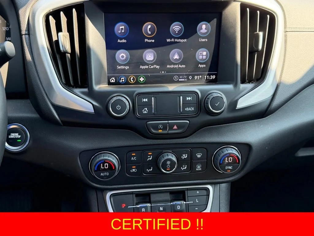 Used 2023 VOLCANIC RED TINTCOAT GMC SLT image 7