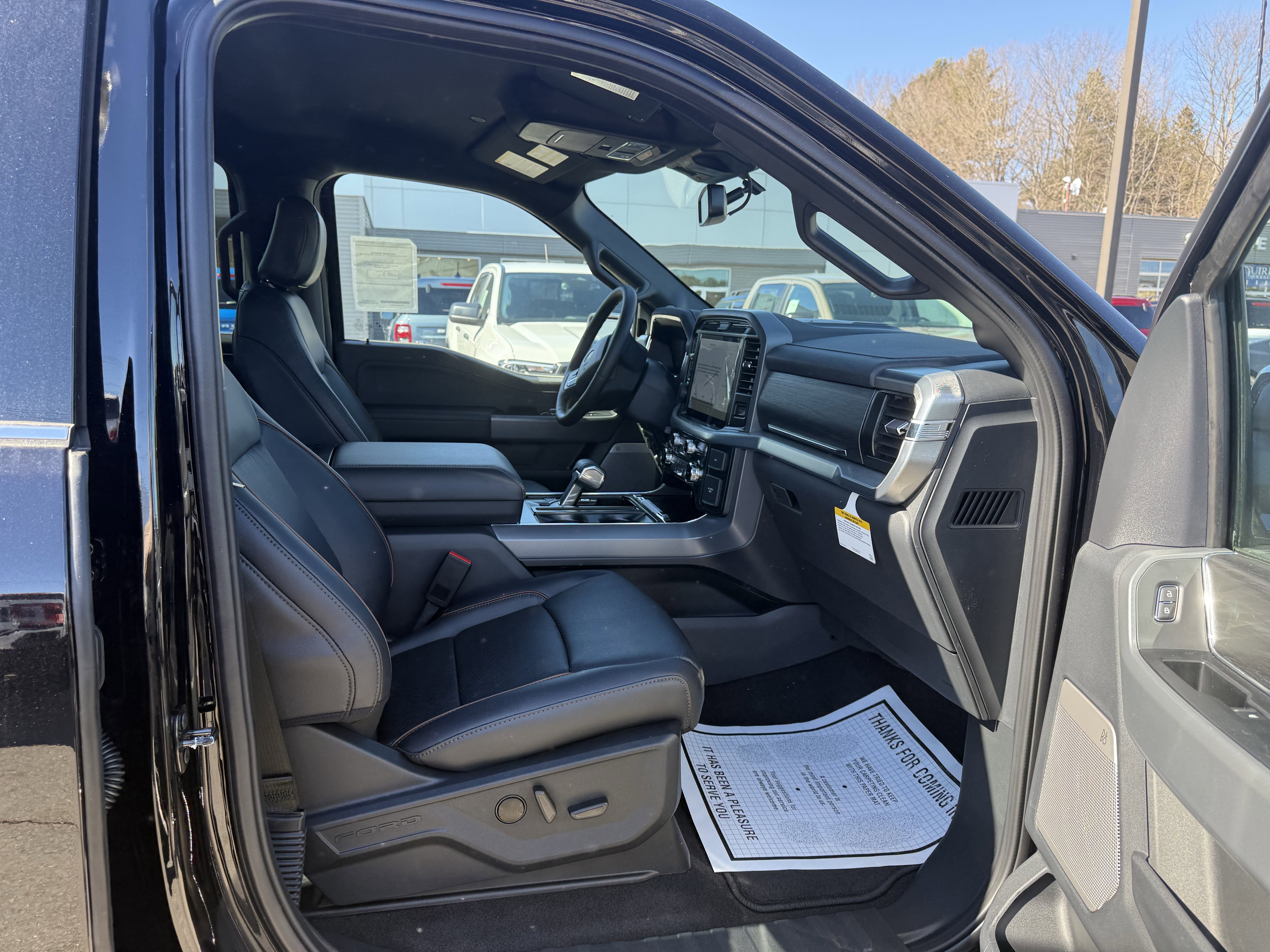New 2026 Agate Black Metallic Ford Lariat® image 3