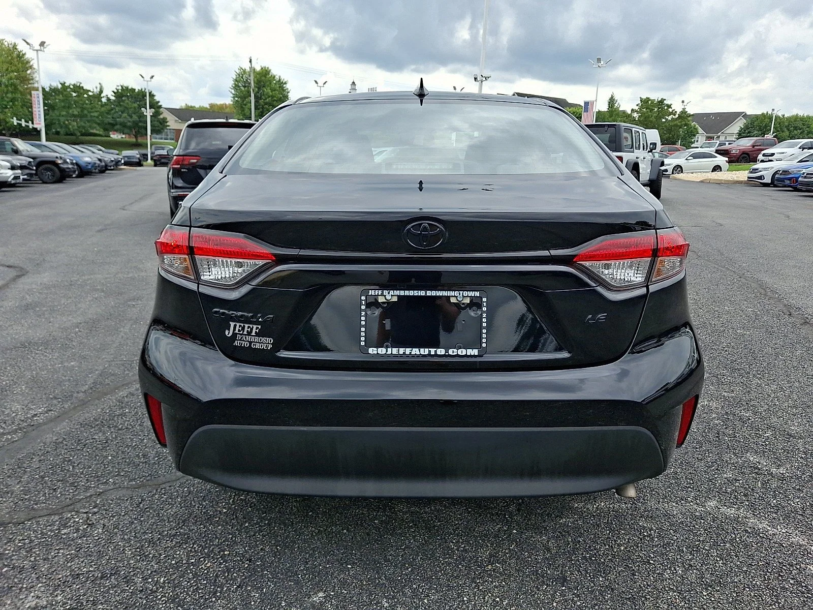 Used 2025 Midnight Black Metallic   218 Toyota LE image 6