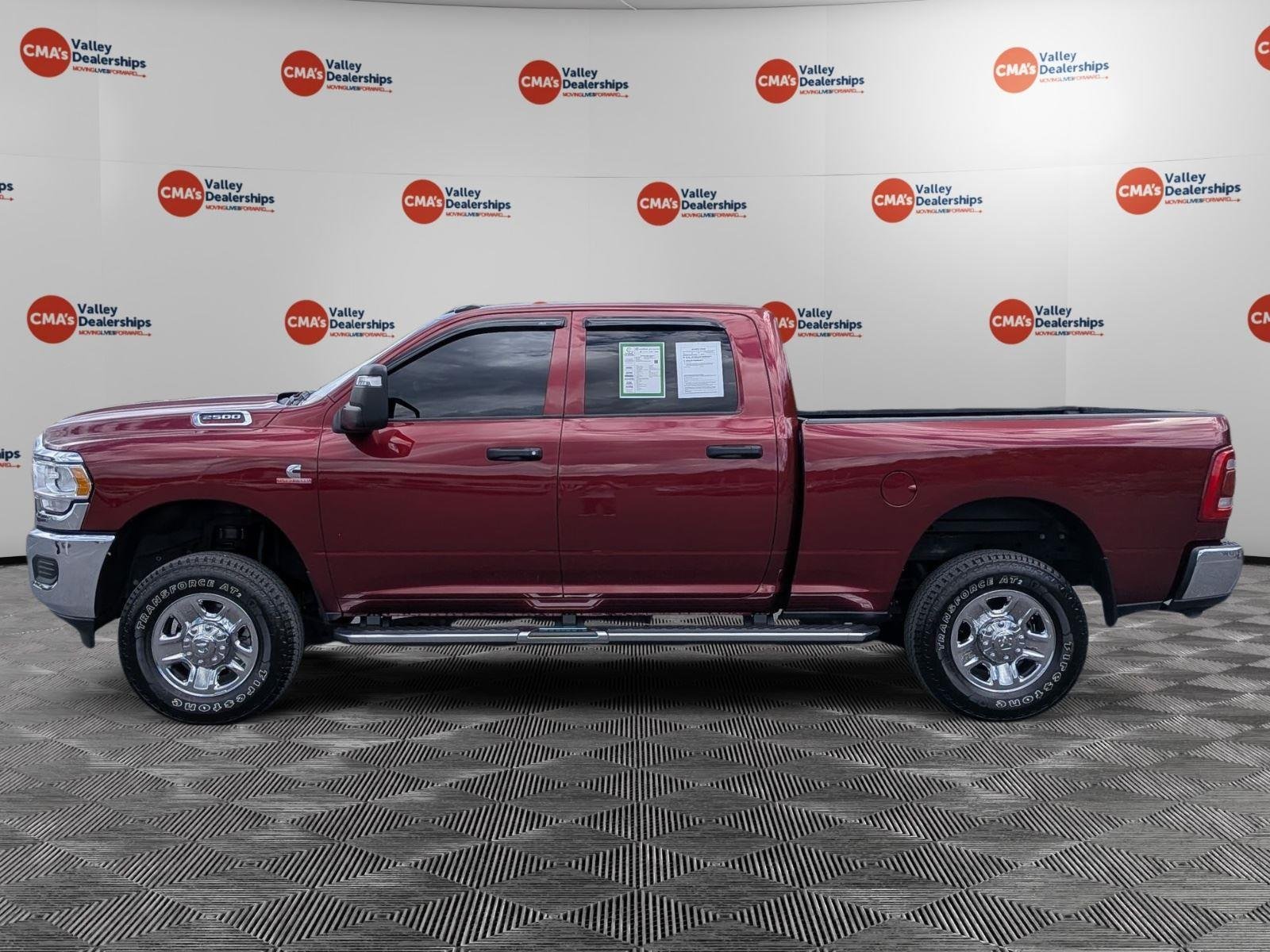 Used 2024 Delmonico Red Pearlcoat Ram Tradesman image 8