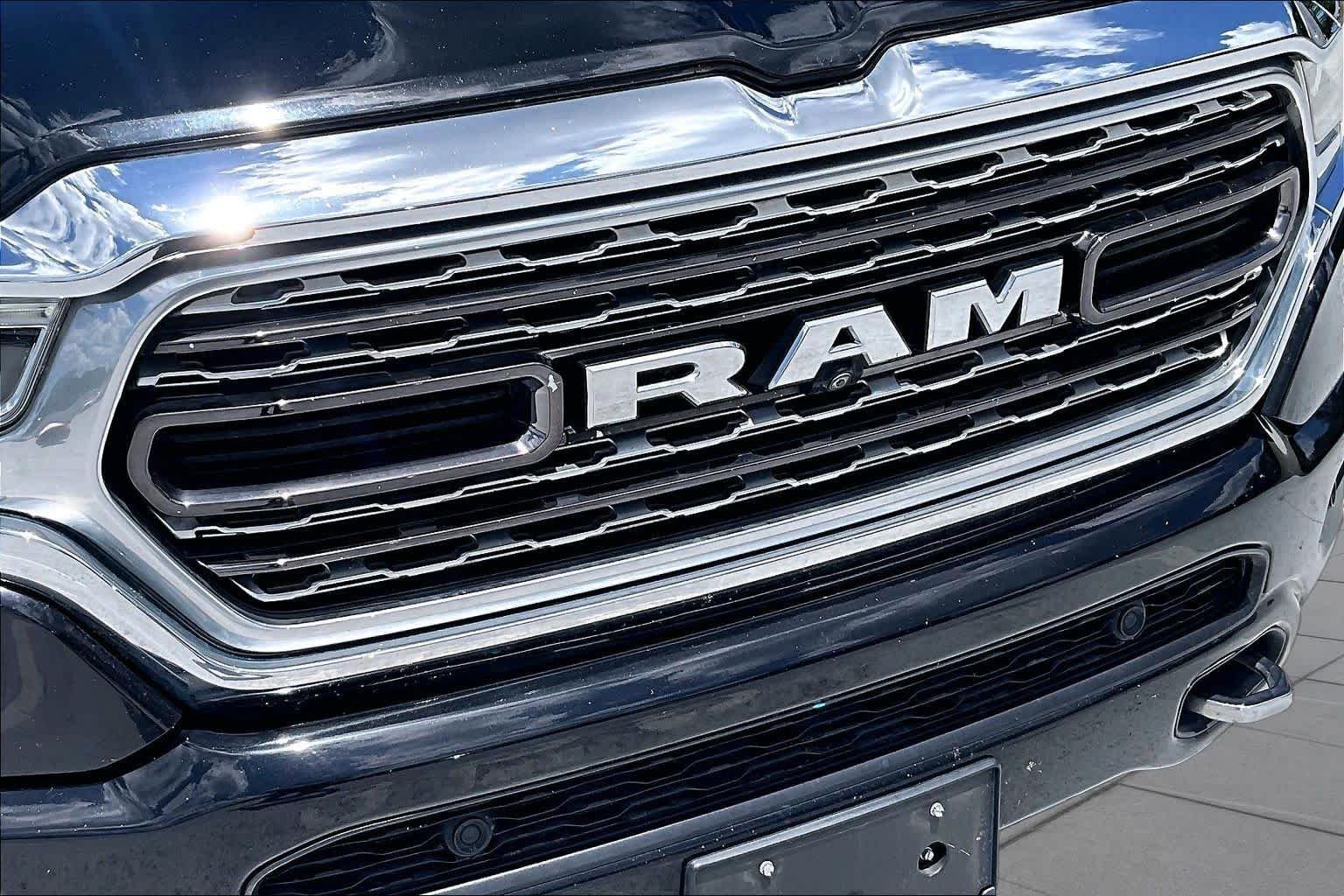 Used 2020 Diamond Black Crystal Pearlcoat Ram Limited image 29