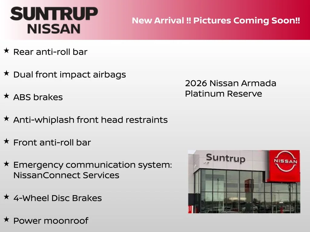 New 2026 White Nissan Platinum Reserve image 5