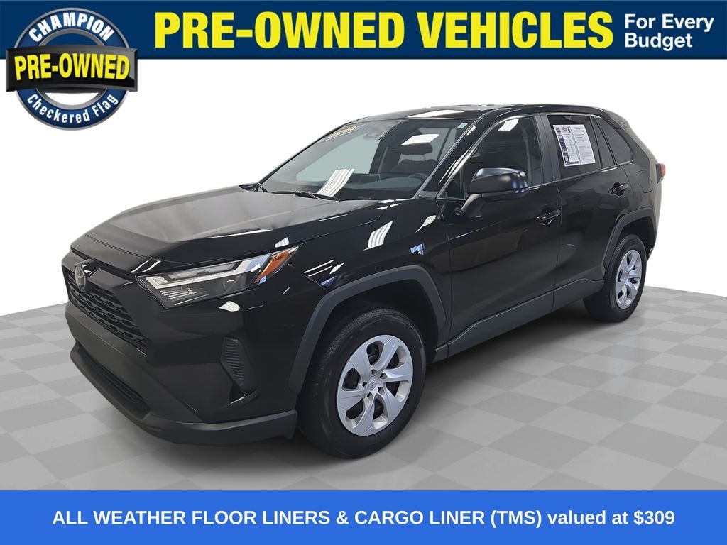 Used 2024 Midnight Black Metallic Toyota LE image 1