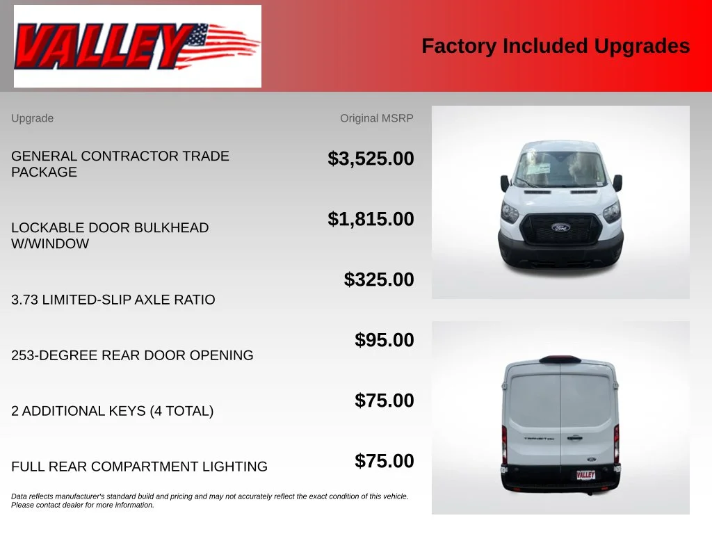New 2026 Oxford White Ford Cargo Van image 4