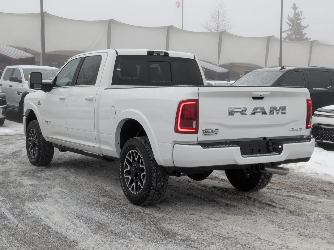New 2026 White RAM Limited Longhorn - - Bison Brown Premium Leather - Longhorn Level 1 Equip - 5th W & Gn Prep & More! image 6