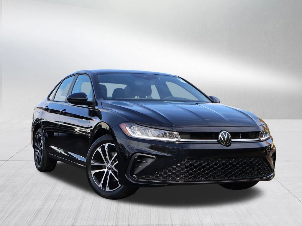New 2026 Black Volkswagen 1.5T Sport image 1