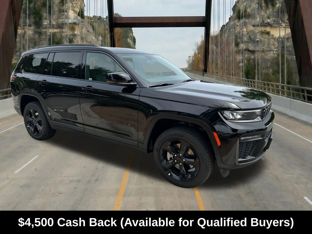 New 2026 Diamond Black Crystal Pearl-Coat Exterior Paint Jeep Limited image 1