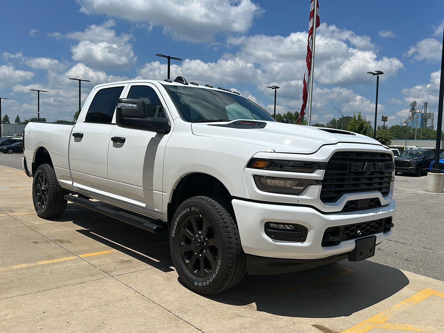 New 2026 Bright White Clear-Coat Exterior Paint RAM Black Express image 6