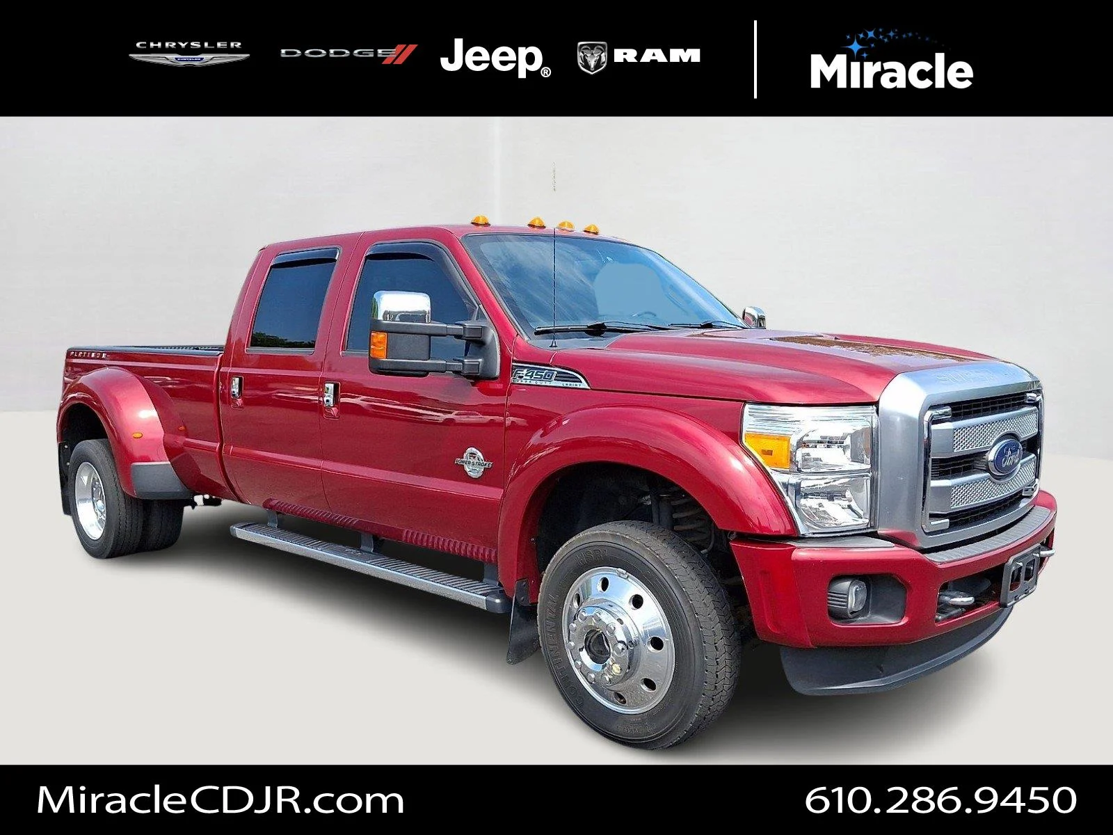 Used 2015 Ruby Red Metallic Tinted Clearcoat Ford Platinum image 1