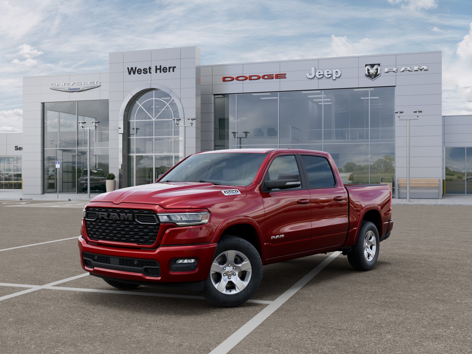 New 2026 Molten Red Pearlcoat RAM Big Horn image 1