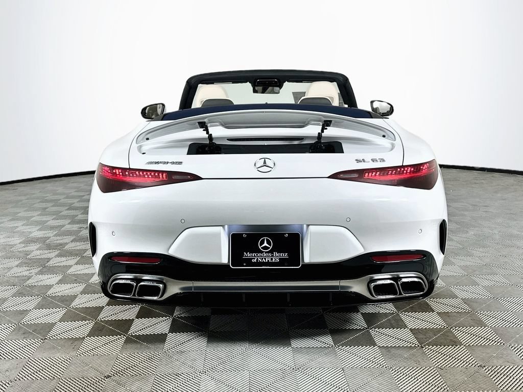 New 2027 MANUFAKTUR Moonlight White Metallic Mercedes-Benz SL 63 AMG® image 38