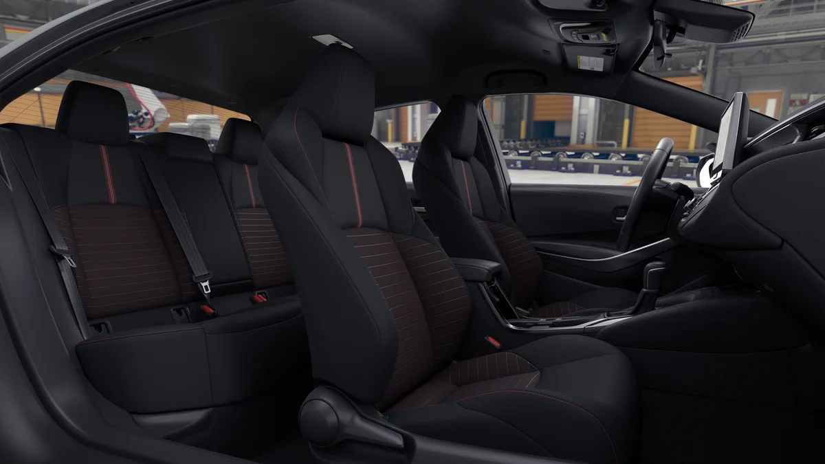 New 2026 Ice Cap with Midnight Black Metallic roof Toyota SE image 20